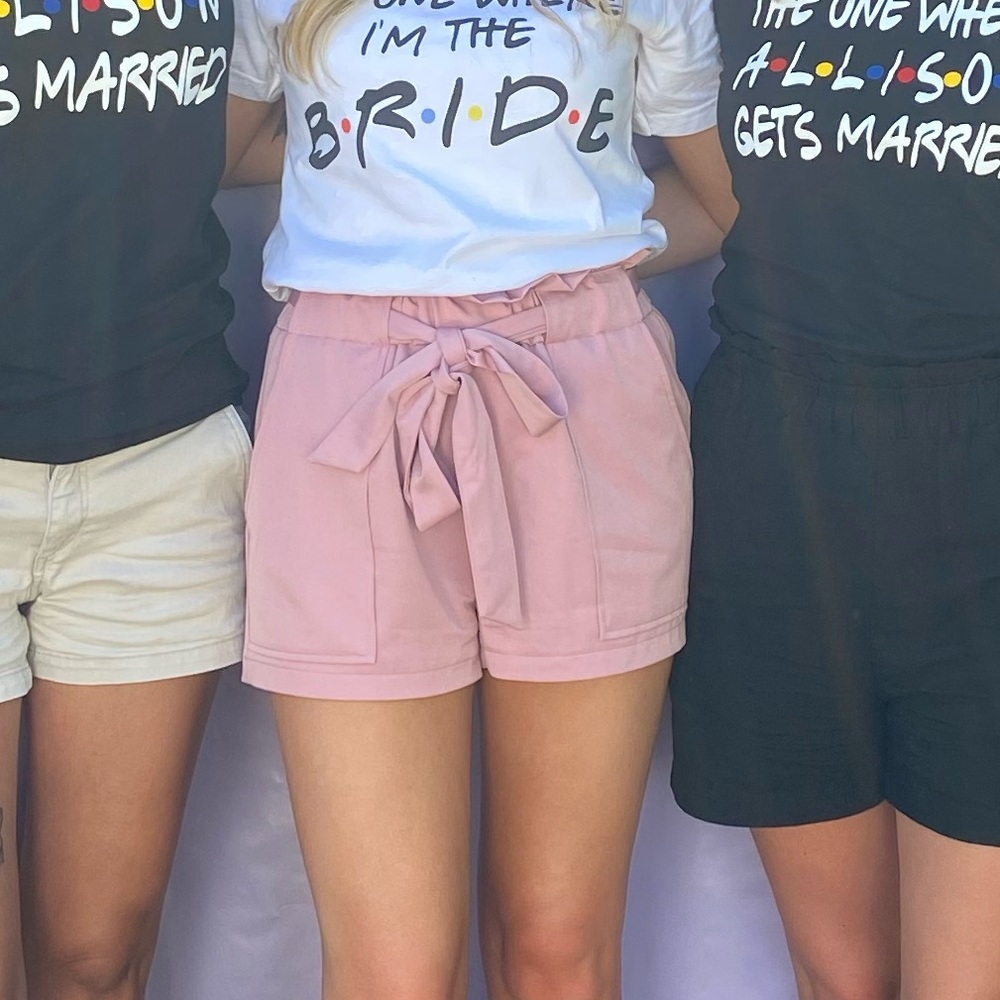 Pink dressy shorts